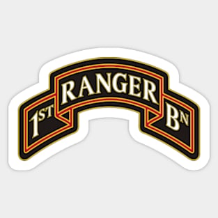 1st Ranger Battalion Sticker